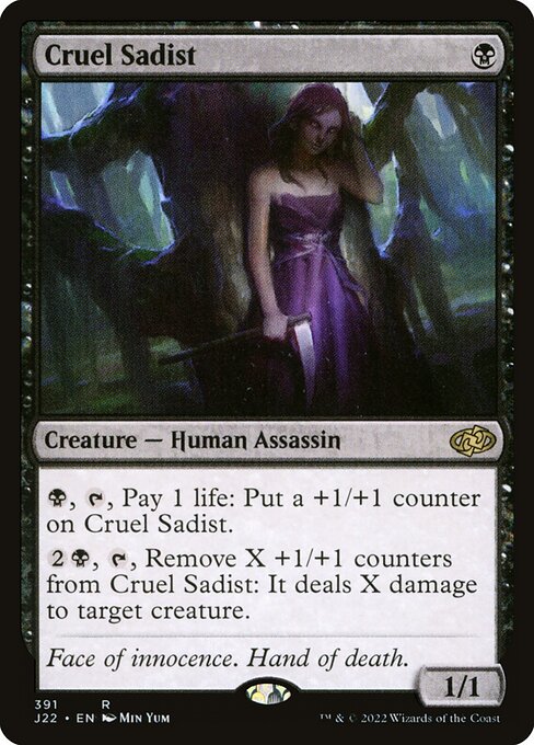 Cruel Sadist - Jumpstart 2022 Rare Card