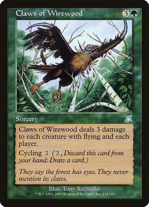 Claws of Wirewood - Scourge Uncommon Card
