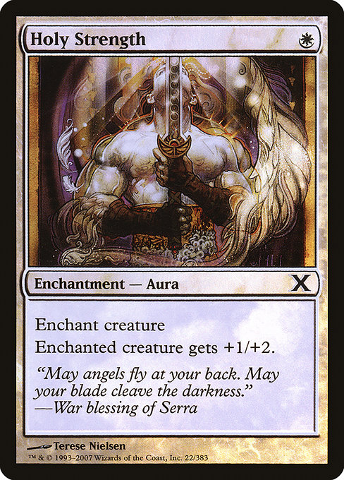Holy Strength - Tenth Edition Common Card