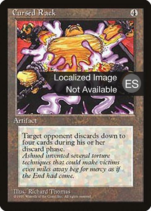 Cursed Rack - Fourth Edition Foreign Black Border Uncommon Card