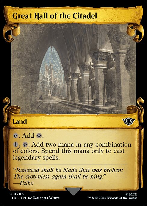 Great Hall of the Citadel - The Lord of the Rings: Tales of Middle-earth Common Card