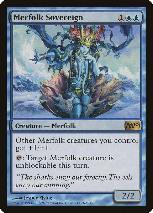 Merfolk Sovereign - Magic 2010 Rare Card