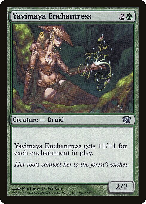 Yavimaya Enchantress - Eighth Edition Uncommon Card