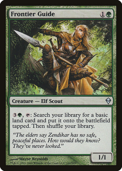 Frontier Guide - Zendikar Uncommon Card