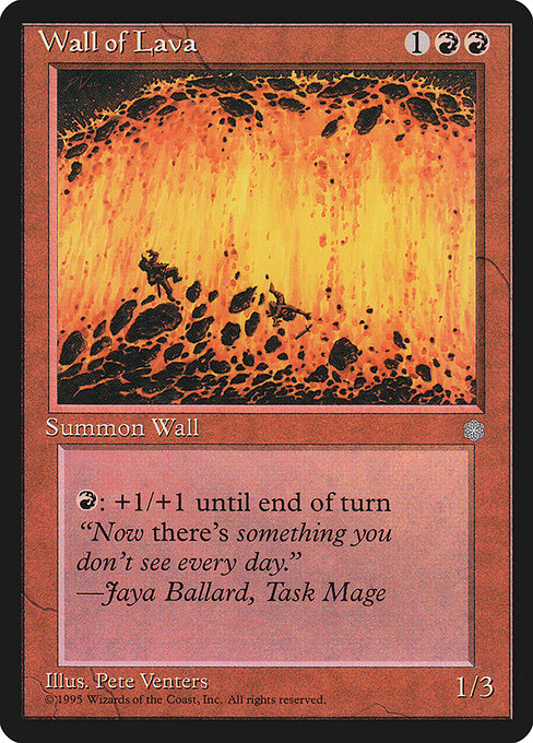 Wall of Lava - Ice Age Uncommon Card