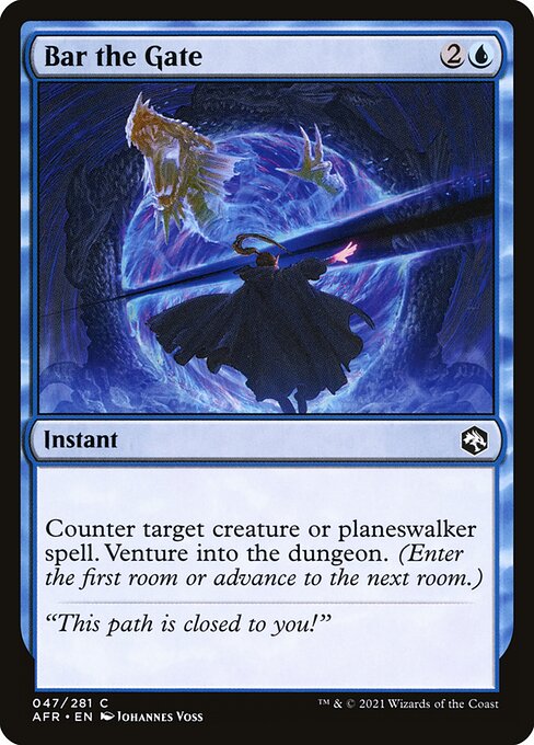 Bar the Gate - Adventures in the Forgotten Realms Common Card
