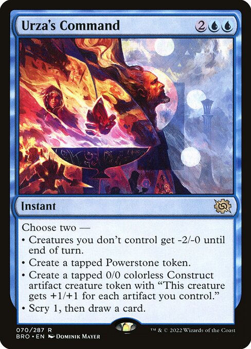 Urza's Command - The Brothers' War Rare Card
