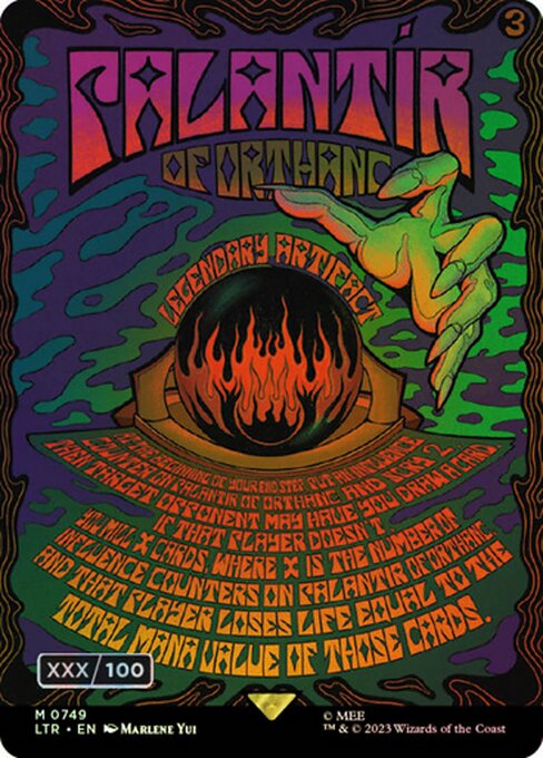 Palantír of Orthanc - The Lord of the Rings: Tales of Middle-earth Mythic Card