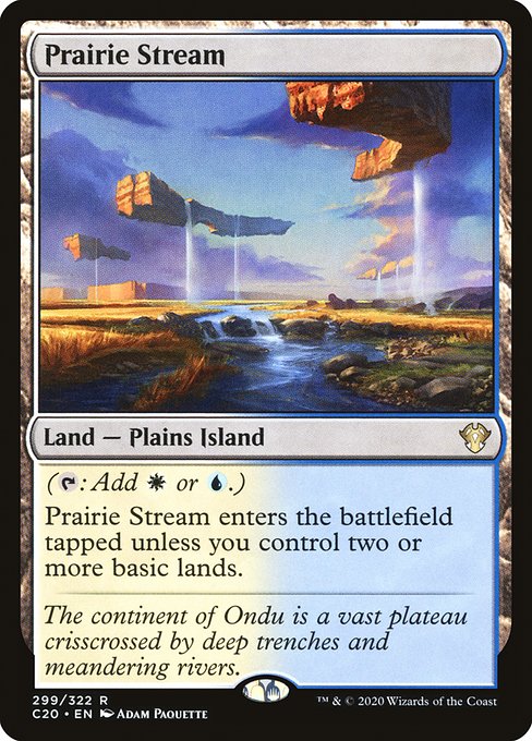Prairie Stream - Commander 2020 Rare Card