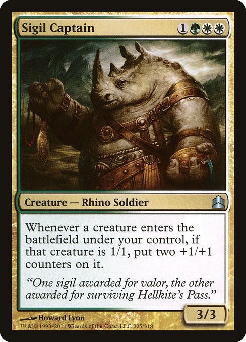 Sigil Captain - Commander 2011 Uncommon Card