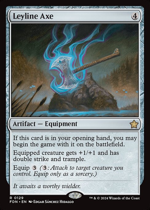 Leyline Axe - Foundations Rare Card