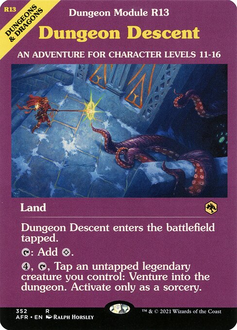 Dungeon Descent - Adventures in the Forgotten Realms Rare Card