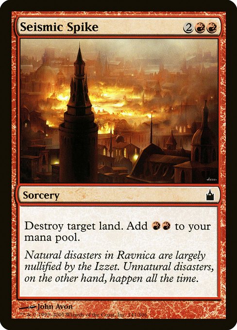 Seismic Spike - Ravnica: City of Guilds Common Card