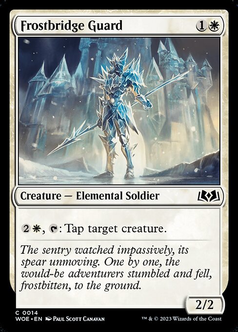 Frostbridge Guard - Wilds of Eldraine Common Card