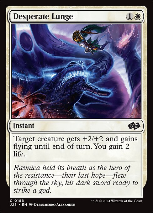 Desperate Lunge - Foundations Jumpstart Common Card