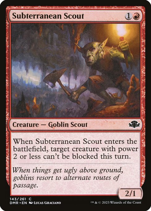 Subterranean Scout - Dominaria Remastered Common Card
