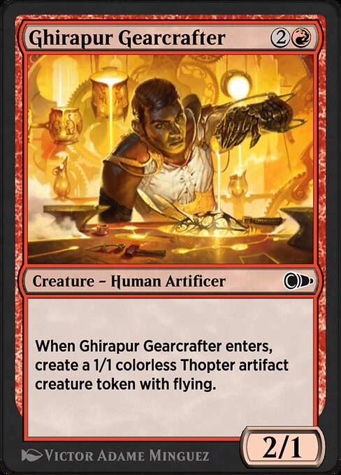 Ghirapur Gearcrafter - Pioneer Masters Common Card