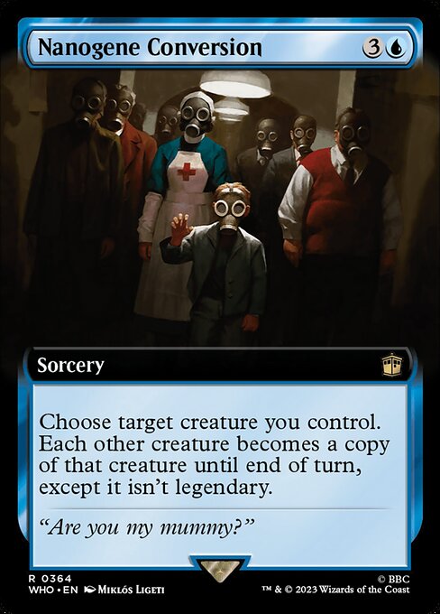 Nanogene Conversion - Doctor Who Rare Card