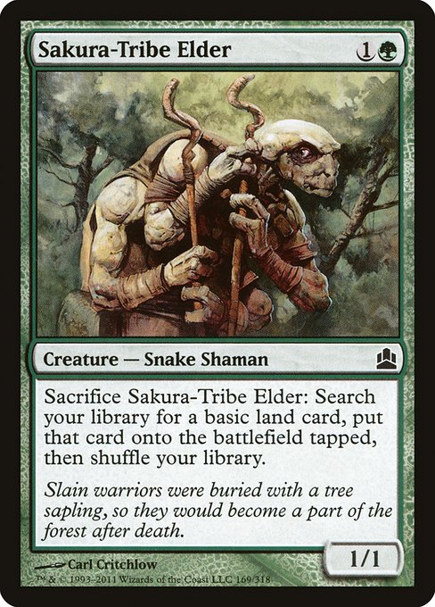 Sakura-Tribe Elder - Commander 2011 Common Card