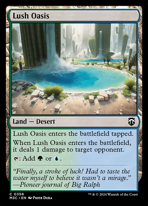 Lush Oasis - Modern Horizons 3 Commander Common Card