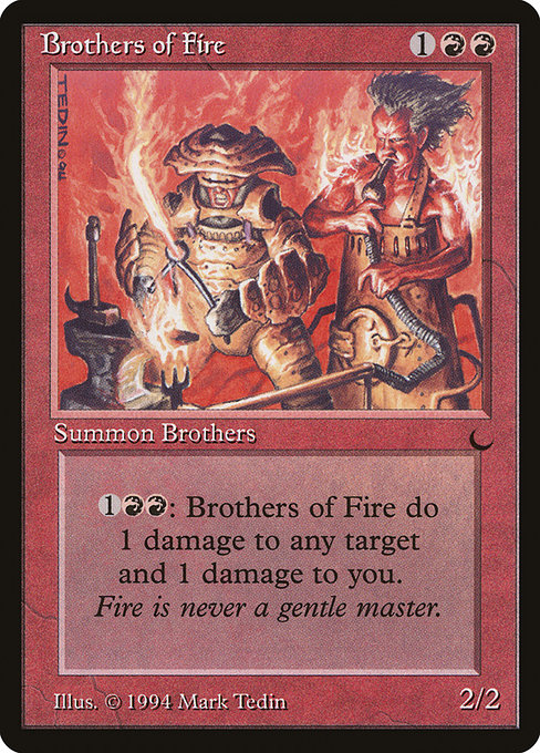 Brothers of Fire - The Dark Uncommon Card