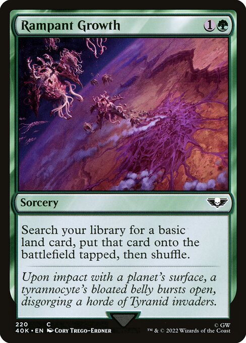 Rampant Growth - Warhammer 40,000 Commander Common Card