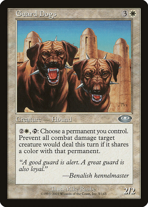 Guard Dogs - Planeshift Uncommon Card