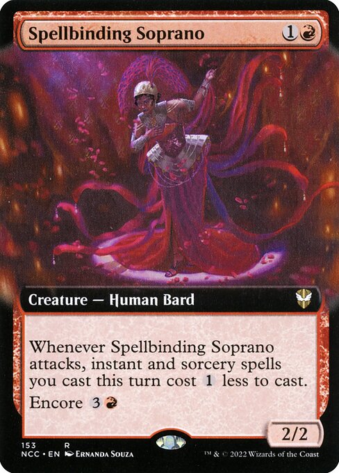 Spellbinding Soprano - New Capenna Commander Rare Card