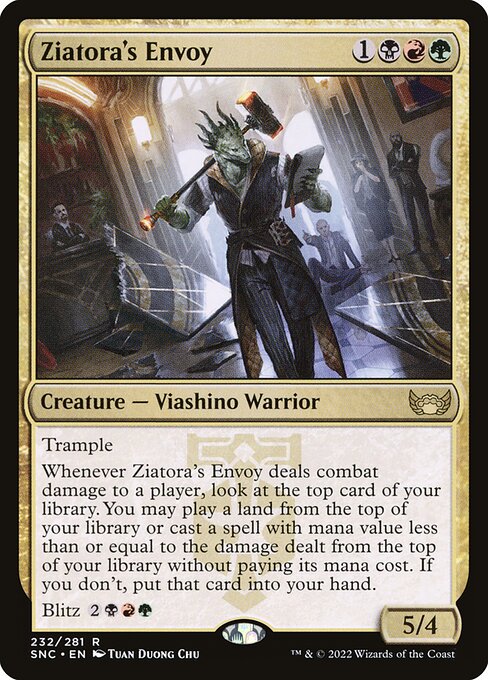 Ziatora's Envoy - Streets of New Capenna Rare Card
