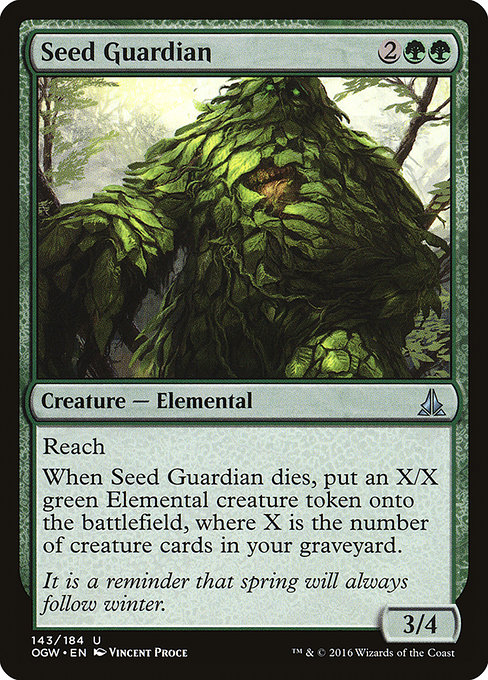 Seed Guardian - Oath of the Gatewatch Uncommon Card