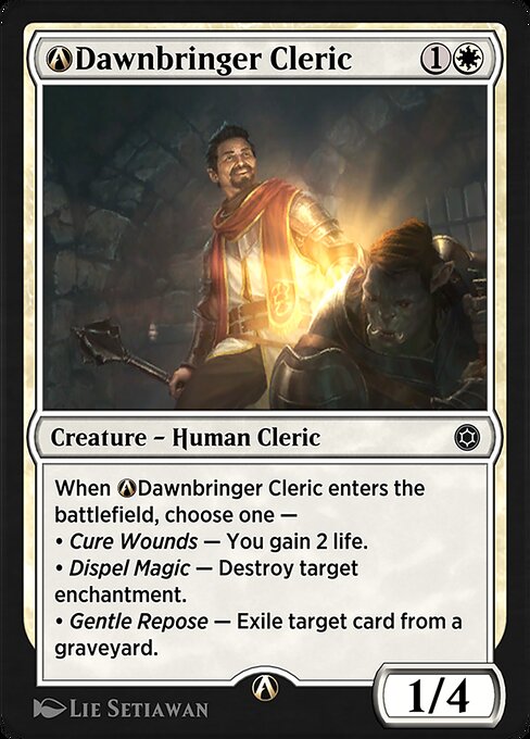 A-Dawnbringer Cleric - Alchemy Horizons: Baldur's Gate Common Card