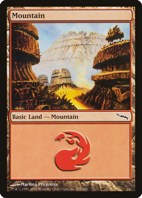 Mountain - Mirrodin Common Card