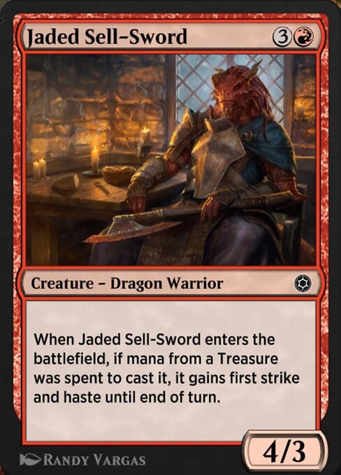 Jaded Sell-Sword - Alchemy Horizons: Baldur's Gate Common Card