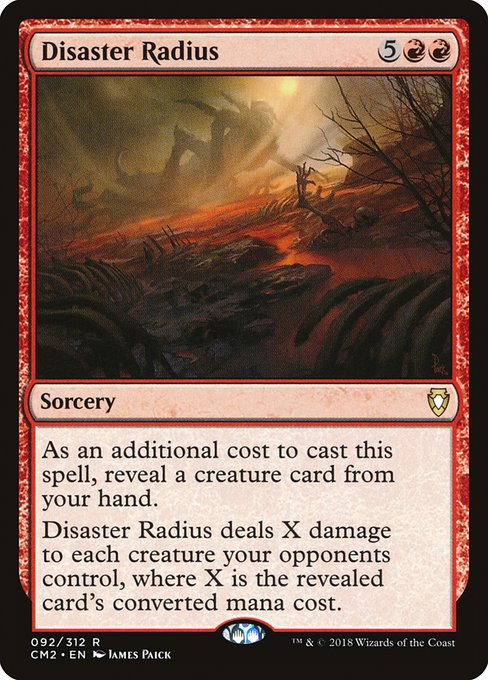 Disaster Radius - Commander Anthology Volume II Rare Card