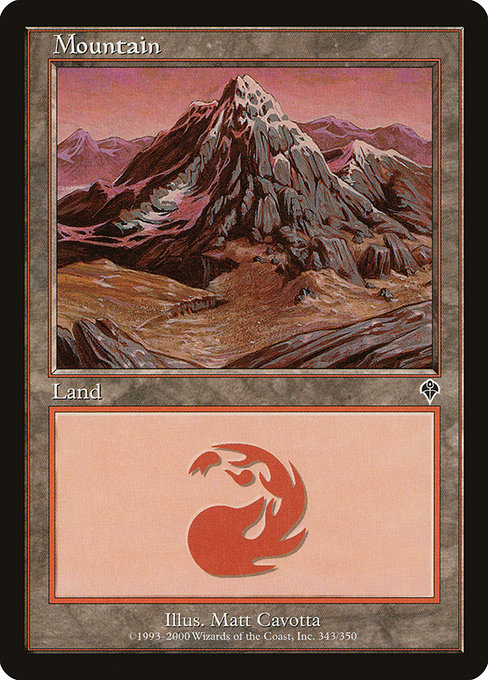 Mountain - Invasion Common Card