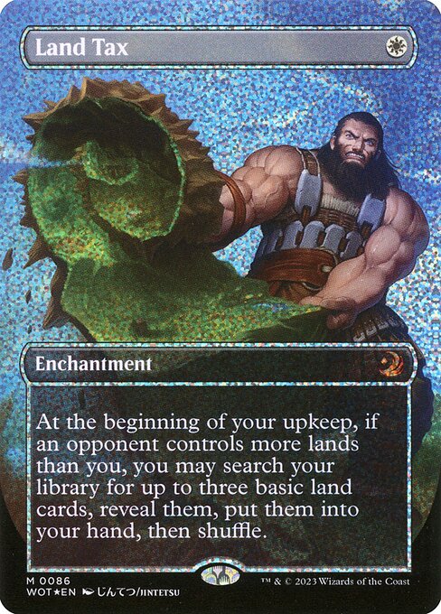 Land Tax - Wilds of Eldraine: Enchanting Tales Mythic Card
