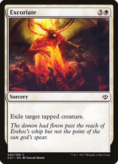 Excoriate - Archenemy: Nicol Bolas Common Card