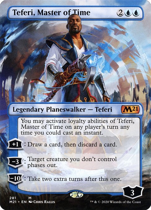 Teferi, Master of Time - Core Set 2021 Mythic Card