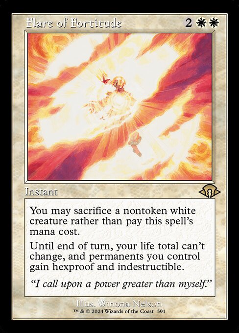 Flare of Fortitude - Modern Horizons 3 Rare Card