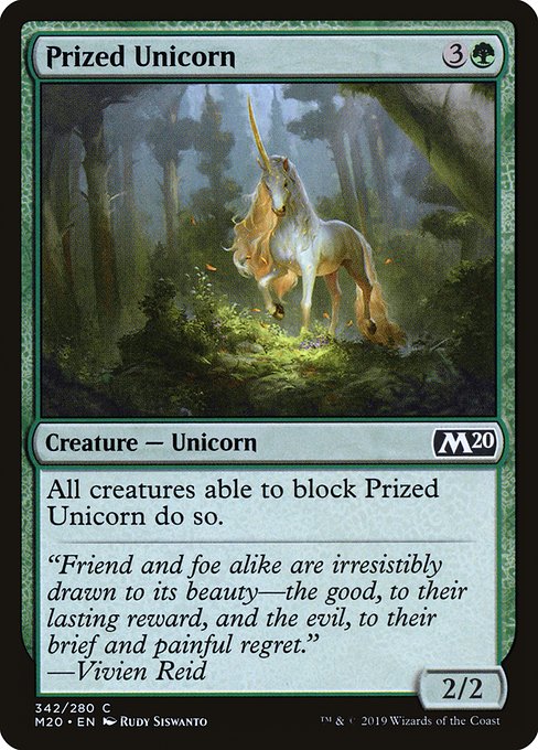 Prized Unicorn - Core Set 2020 Common Card