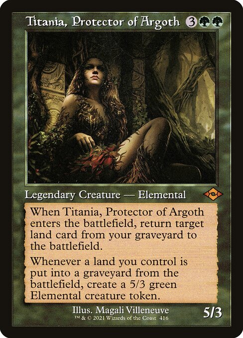 Titania, Protector of Argoth - Modern Horizons 2 Mythic Card
