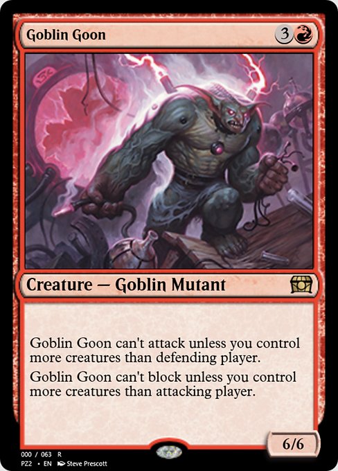 Goblin Goon - Treasure Chest Rare Card