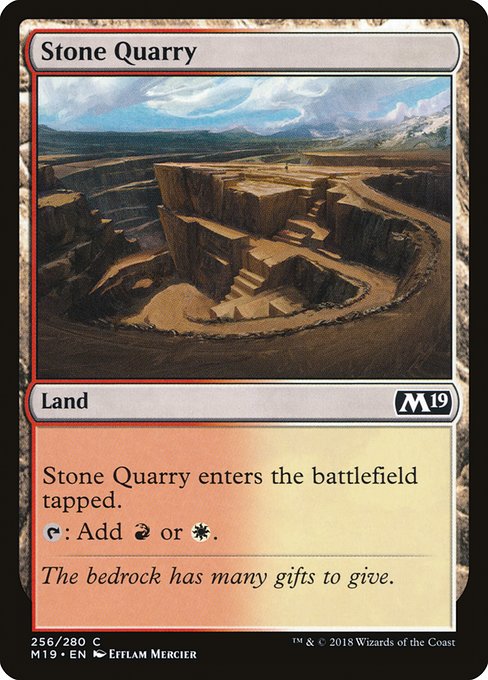 Stone Quarry - Core Set 2019 Common Card