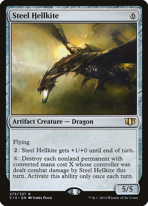 Steel Hellkite - Commander 2014 Rare Card