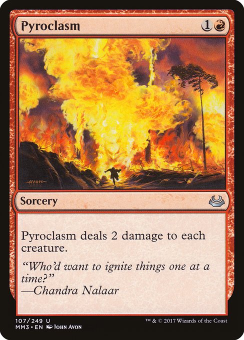 Pyroclasm - Modern Masters 2017 Uncommon Card