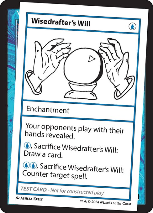 Wisedrafter's Will - Mystery Booster 2 Rare Card