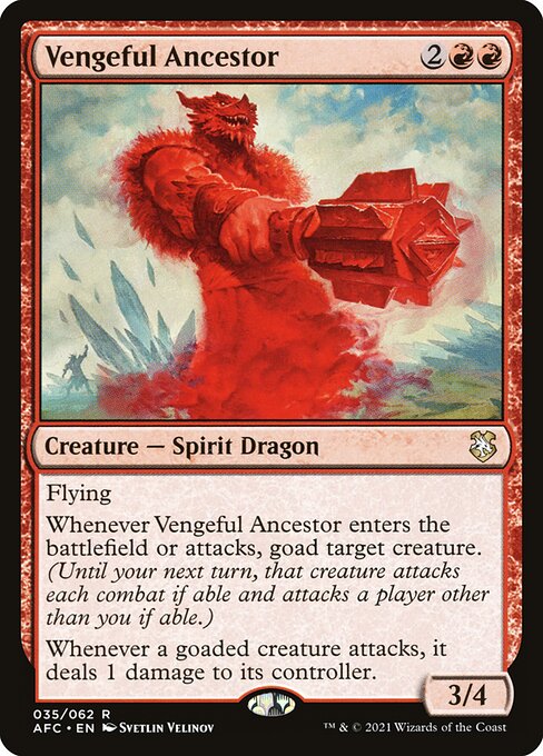 Vengeful Ancestor - Forgotten Realms Commander Rare Card