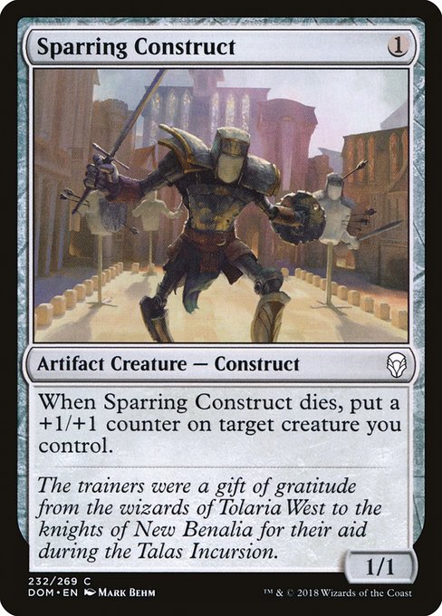 Sparring Construct - Dominaria Common Card