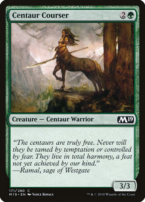 Centaur Courser - Core Set 2019 Common Card