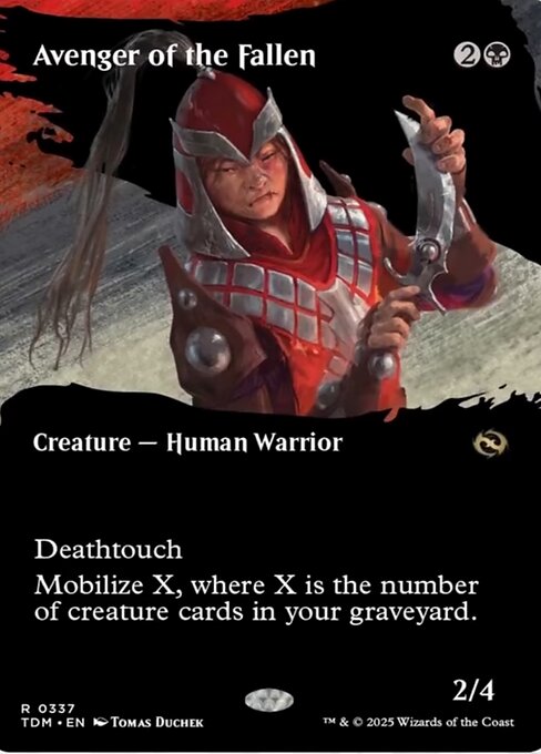 Avenger of the Fallen - Tarkir: Dragonstorm Rare Card